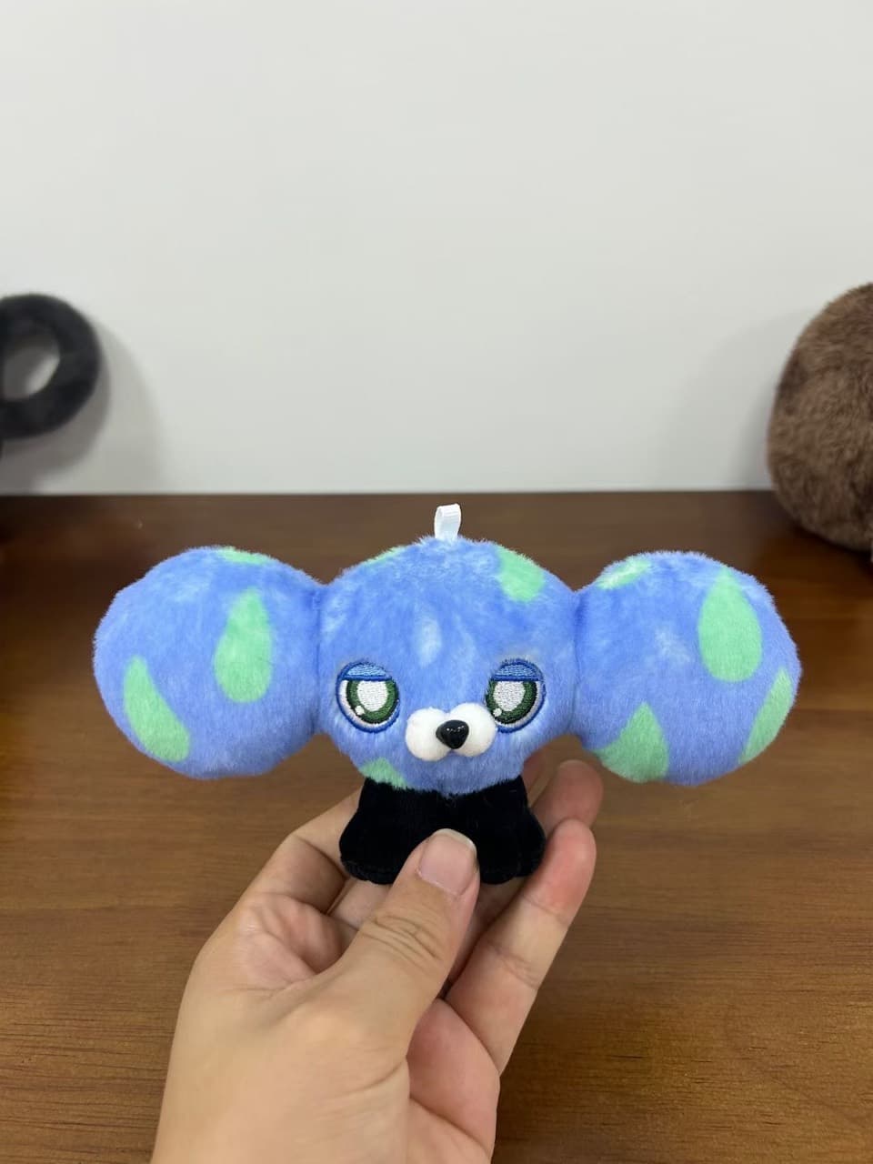 Blue spotted koala designer plush toy
