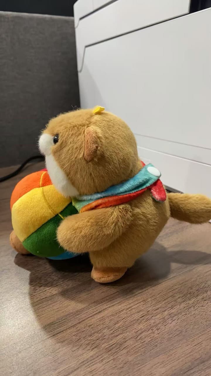 Peluche suave de hámster