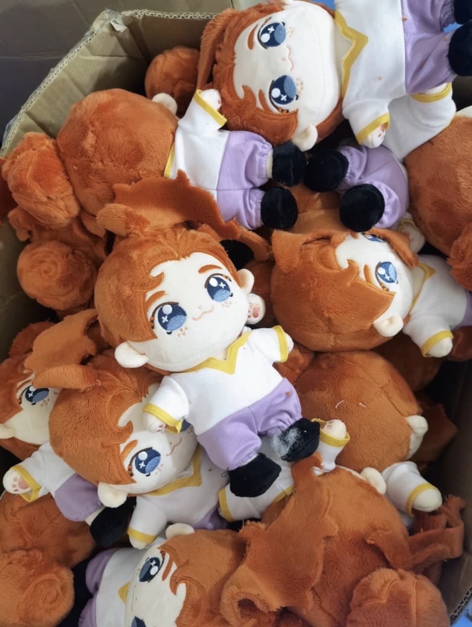 Muñecos de algodón de ídolos personalizados en producción en serie