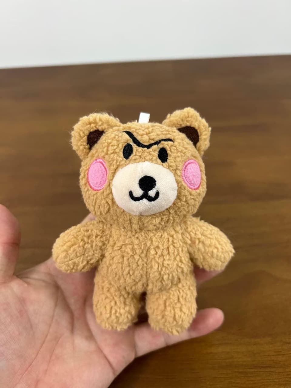 Llavero de peluche con forma de osito de peluche para bolso